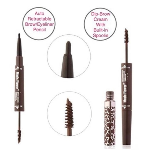 Dual Combo Eyebrow Gel & Eyeliner, Light Coffee - Picture 5 of 6